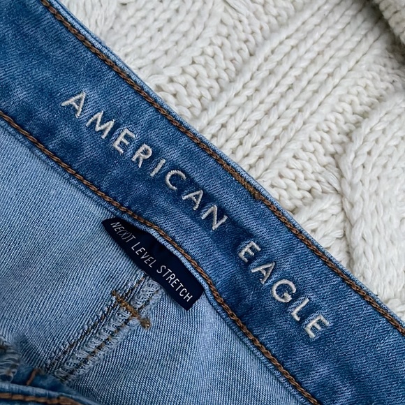 👖2 for $30👖 American Eagle Size 6 (Short) Next Level Stretch Hi-Rise Jeggings - Picture 2 of 7